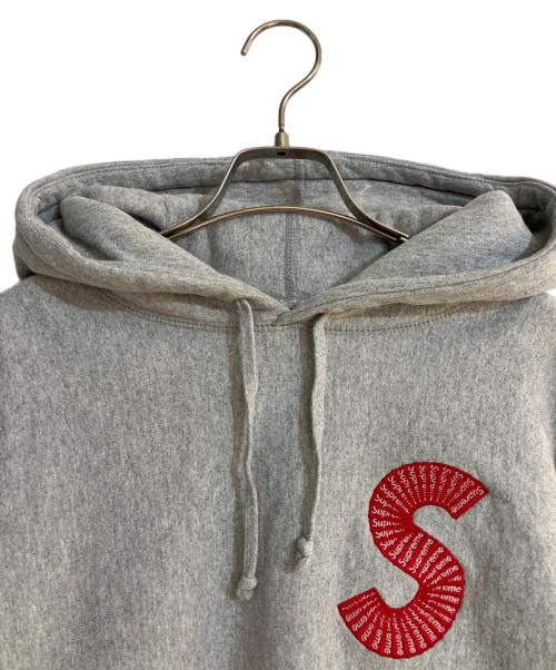SUPREME（シュプリーム）SUPREME (シュプリーム) S Logo Hooded Sweatshirt/エス・ロゴ・フーデッド・スウェットシャツ グレー サイズ:Ｌの古着・服飾アイテム