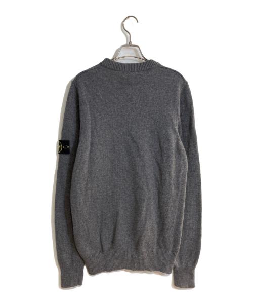 STONE ISLAND（ストーンアイランド）STONE ISLAND (ストーンアイランド) クルーネックニット グレー サイズ:Mの古着・服飾アイテム