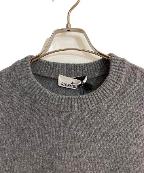 STONE ISLAND（ストーンアイランド）STONE ISLAND (ストーンアイランド) クルーネックニット グレー サイズ:Mの古着・服飾アイテム
