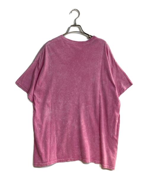 NIRVANA（ニルヴァーナ）NIRVANA (ニルヴァーナ) プリントTシャツ ピンク サイズ:XLの古着・服飾アイテム