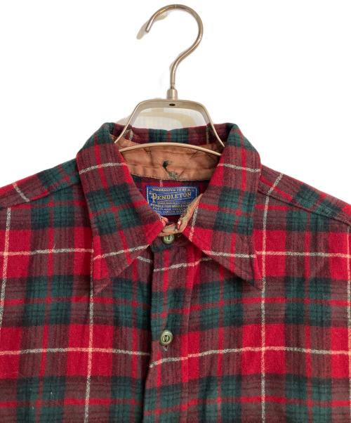 PENDLETON（ペンドルトン）PENDLETON (ペンドルトン) ウールシャツ レッド サイズ:15 1/2の古着・服飾アイテム