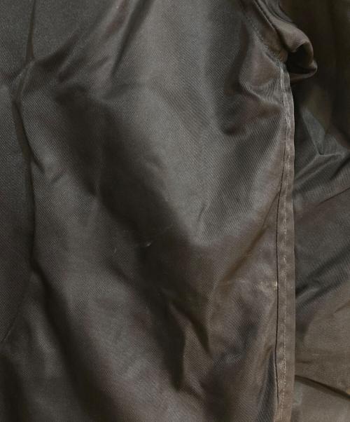 Calvin Klein（カルバンクライン）Calvin Klein (カルバンクライン) LS UNFILLED NYLON TIPPED GRAPHIC BOMBER MA-1 ブラック サイズ:Sの古着・服飾アイテム