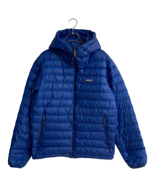 Patagonia（パタゴニア）Patagonia (パタゴニア) DOWN SWEATER FULL-ZIP HOODY／ダウン セーター フルジップ フーディ バイキング・ブルー サイズ:Sの古着・服飾アイテム