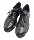 CELINEセリーヌ）の古着「25SS トリオンフパンチング レンジャーダービーシューズ」｜ブラック