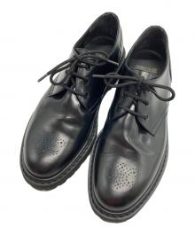 CELINE（セリーヌ）の古着「25SS トリオンフパンチング レンジャーダービーシューズ」｜ブラック