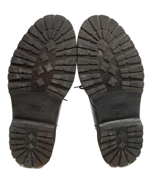 CELINE（セリーヌ）CELINE (セリーヌ) 25SS トリオンフパンチング レンジャーダービーシューズ ブラック サイズ:26.5の古着・服飾アイテム