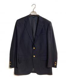 BROOKS BROTHERS（ブルックスブラザーズ）の古着「TOLLEGNO社製生地 金ボタンブレザー」｜ネイビー