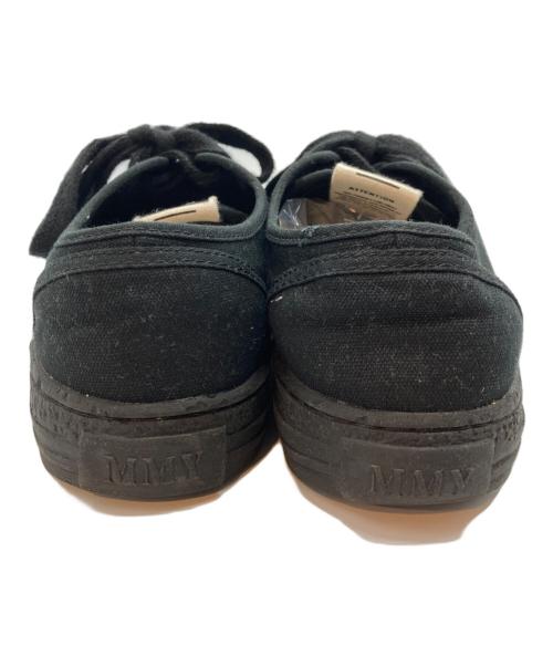 Maison MIHARA YASUHIRO（メゾン ミハラ ヤスヒロ）Maison MIHARA YASUHIRO (メゾン ミハラ ヤスヒロ) PAST SOLE CANVAS LOW TOP SNEAKER ブラック サイズ:42の古着・服飾アイテム