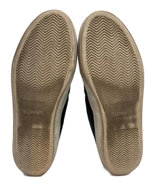 SUNNY PELLICO（サニーペリコー）SUNNY PELLICO (サニーペリコー) スウェードスリッポン ブラック サイズ:26の古着・服飾アイテム