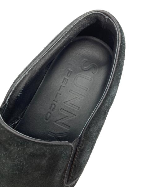 SUNNY PELLICO（サニーペリコー）SUNNY PELLICO (サニーペリコー) スウェードスリッポン ブラック サイズ:26の古着・服飾アイテム