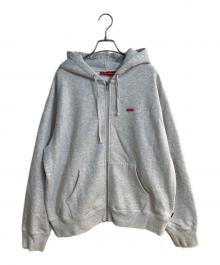SUPREME（シュプリーム）の古着「スモールボックスロゴ ジップフーディ」｜グレー