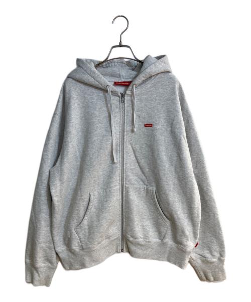 SUPREME（シュプリーム）SUPREME (シュプリーム) スモールボックスロゴ ジップフーディ グレー サイズ:Mの古着・服飾アイテム