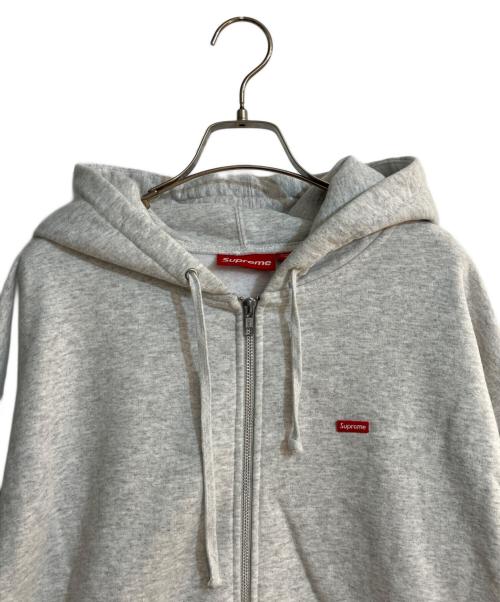 SUPREME（シュプリーム）SUPREME (シュプリーム) スモールボックスロゴ ジップフーディ グレー サイズ:Mの古着・服飾アイテム