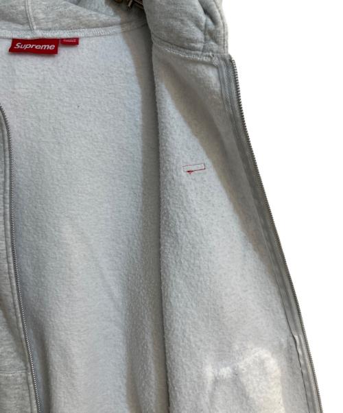 SUPREME（シュプリーム）SUPREME (シュプリーム) スモールボックスロゴ ジップフーディ グレー サイズ:Mの古着・服飾アイテム
