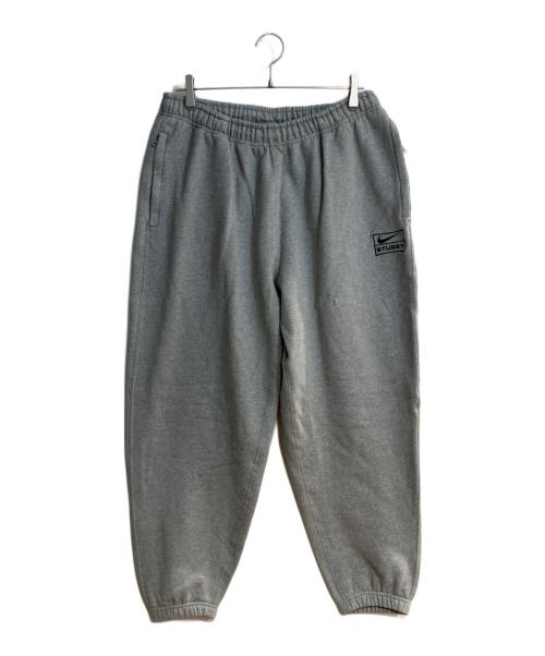 NIKE（ナイキ）NIKE (ナイキ) stussy (ステューシー) NRG Washed Fleece Pant/エナジー ウォッシュド フリース パンツ グレー サイズ:XLの古着・服飾アイテム