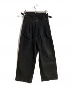 IRENISAイレニサ）の古着「HIGH WAIST PANTS」｜ブラック