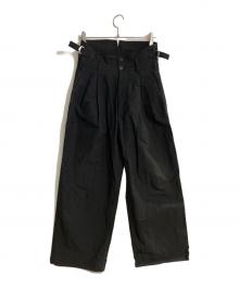 IRENISA（イレニサ）の古着「HIGH WAIST PANTS」｜ブラック