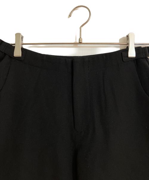 YOHJI YAMAMOTO（ヨウジヤマモト）YOHJI YAMAMOTO (ヨウジヤマモト) 03AWフリンジヘムウールスラックス ブラック サイズ:2の古着・服飾アイテム