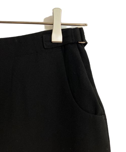YOHJI YAMAMOTO（ヨウジヤマモト）YOHJI YAMAMOTO (ヨウジヤマモト) 03AWフリンジヘムウールスラックス ブラック サイズ:2の古着・服飾アイテム