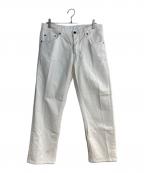 YCHAIイカイ）の古着「ROBUSTO ロブスト ワンウォッシュテーパードフィットホワイトデニム」｜ホワイト