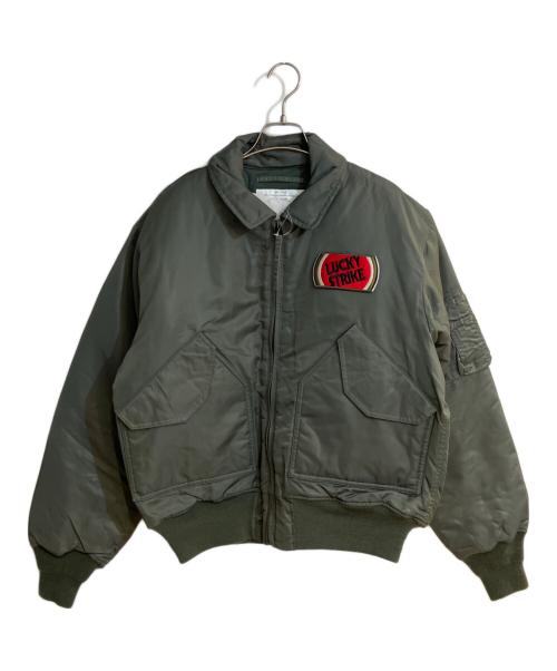 LUCKY STRIKE（ラッキーストライク）LUCKY STRIKE (ラッキーストライク) CWU-45P ミリタリーフライトジャケット グリーン サイズ:FREE 未使用品の古着・服飾アイテム