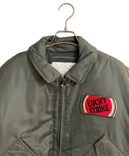 LUCKY STRIKE（ラッキーストライク）LUCKY STRIKE (ラッキーストライク) CWU-45P ミリタリーフライトジャケット グリーン サイズ:FREE 未使用品の古着・服飾アイテム
