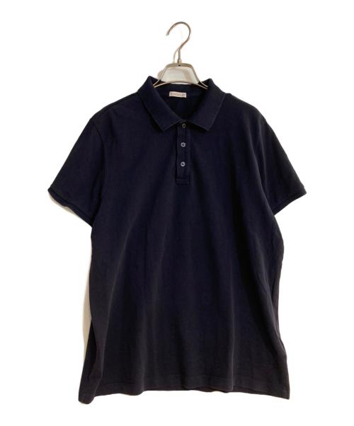 MONCLER（モンクレール）MONCLER (モンクレール) MAGLIA POLO MANICA CORTA ネイビー サイズ:Ｌの古着・服飾アイテム