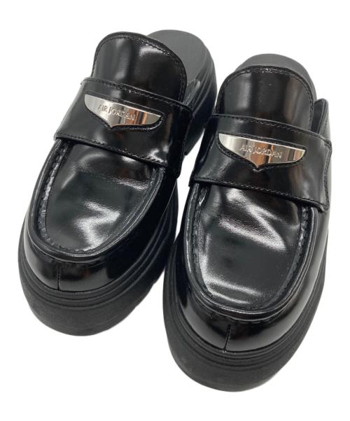 NIKE（ナイキ）NIKE (ナイキ) WMNS AIR JORDAN MULE BLACK/METALLIC SILVER ブラック サイズ:24の古着・服飾アイテム