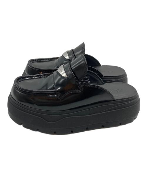 NIKE（ナイキ）NIKE (ナイキ) WMNS AIR JORDAN MULE BLACK/METALLIC SILVER ブラック サイズ:24の古着・服飾アイテム