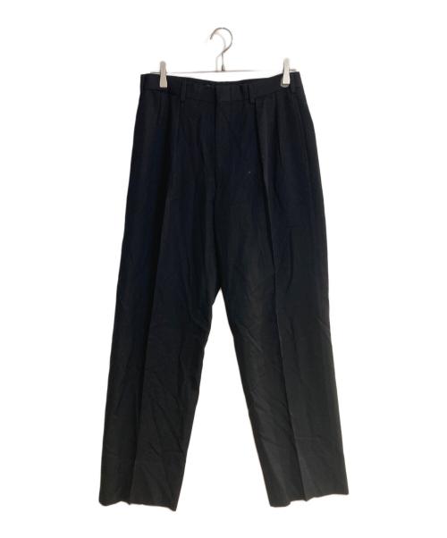 POLO RALPH LAUREN（ポロ・ラルフローレン）POLO RALPH LAUREN (ポロ・ラルフローレン) 日本製ウールタックパンツ ブラック サイズ:82の古着・服飾アイテム