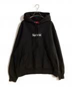 SUPREMEシュプリーム）の古着「24AW Box Logo Hooded Sweatshirt "Navy"/ボックスロゴフーディスウェットシャツ」｜ブラック