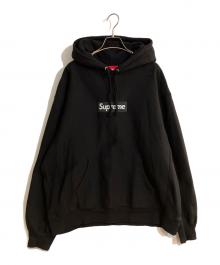 SUPREME（シュプリーム）の古着「24AW Box Logo Hooded Sweatshirt "Navy"/ボックスロゴフーディスウェットシャツ」｜ブラック