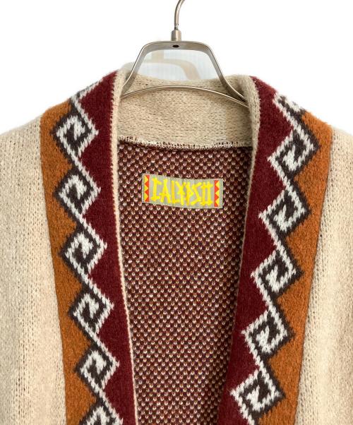 CALYPSO（カリプソ）CALYPSO (カリプソ) Navajo Robe/ナバホ ローブ ベージュ サイズ:Mの古着・服飾アイテム