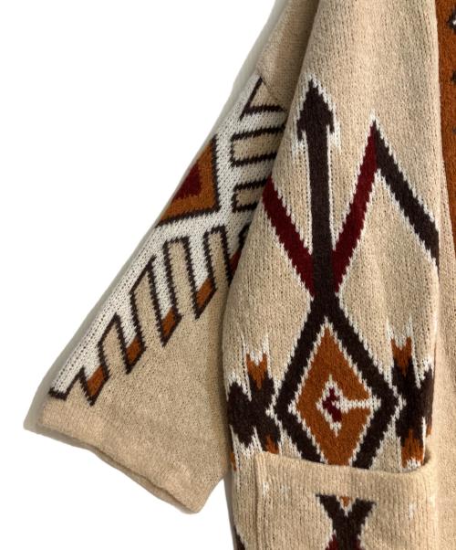 CALYPSO（カリプソ）CALYPSO (カリプソ) Navajo Robe/ナバホ ローブ ベージュ サイズ:Mの古着・服飾アイテム
