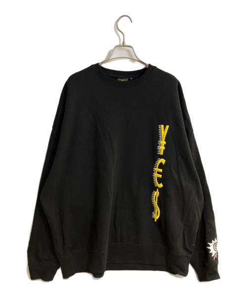 FOREVER YES（フォーエバーイエス）FOREVER YES (フォーエバーイエス) LOGO CREW SWEAT/ロゴ クルー スウェット ブラック サイズ:Ｌの古着・服飾アイテム