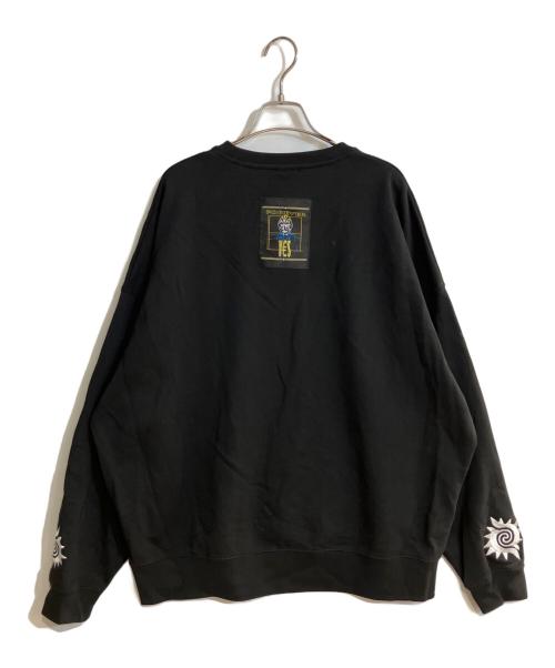 FOREVER YES（フォーエバーイエス）FOREVER YES (フォーエバーイエス) LOGO CREW SWEAT/ロゴ クルー スウェット ブラック サイズ:Ｌの古着・服飾アイテム