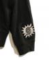 中古・古着 FOREVER YES (フォーエバーイエス) LOGO CREW SWEAT/ロゴ クルー スウェット ブラック サイズ:Ｌ：10000円