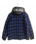CELINE (セリーヌ) エディ期 フード付きオンブレチェックシャツジャケット ブルー サイズ:SIZE52：65000円
