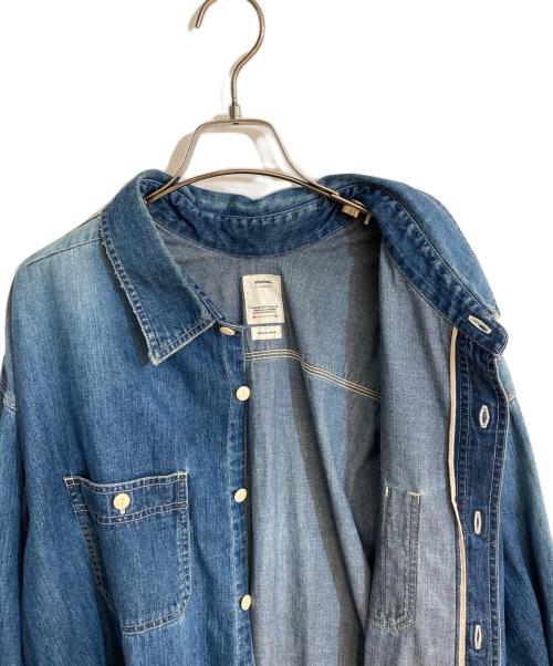VISVIM（ビズビム）VISVIM (ビズビム) 20SS SS LUMBER SHIRT DAMAGED ブルー サイズ:2の古着・服飾アイテム