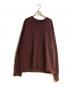 VISVIM（ビズビム）の古着「COURT SWEAT L/S」｜ボルドー