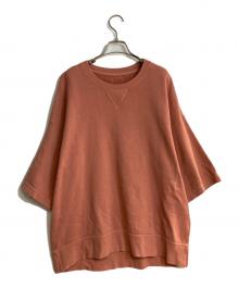 VISVIM（ビズビム）の古着「24SS JUMBO SB SWEAT S/S DMGD」｜ピンク
