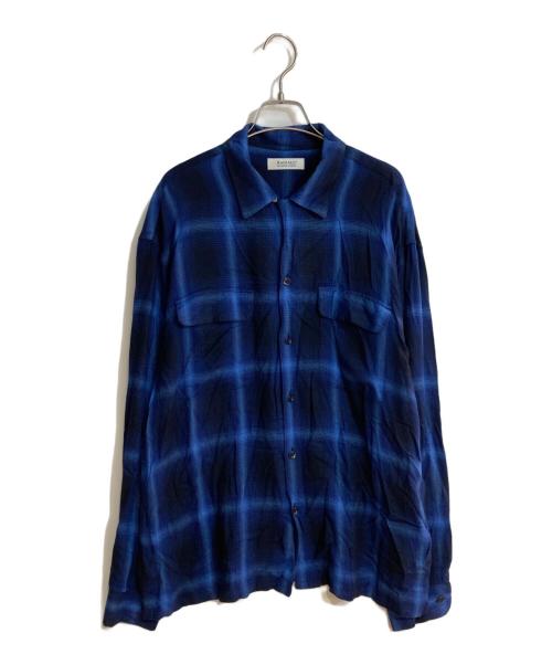 RADIALL（ラディアル）RADIALL (ラディアル) EASY - OPEN COLLARED SHIRT L/S/イージーオープンカラードシャツ ブルー サイズ:不明の古着・服飾アイテム