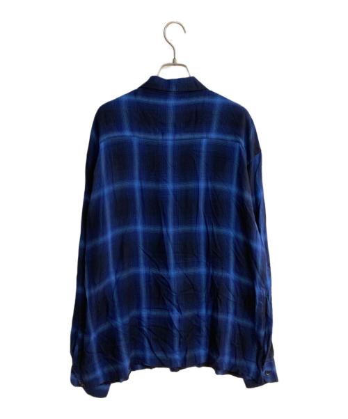 RADIALL（ラディアル）RADIALL (ラディアル) EASY - OPEN COLLARED SHIRT L/S/イージーオープンカラードシャツ ブルー サイズ:不明の古着・服飾アイテム