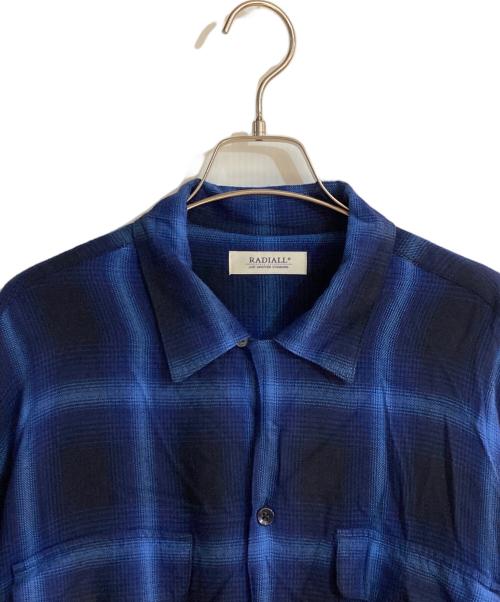 RADIALL（ラディアル）RADIALL (ラディアル) EASY - OPEN COLLARED SHIRT L/S/イージーオープンカラードシャツ ブルー サイズ:不明の古着・服飾アイテム