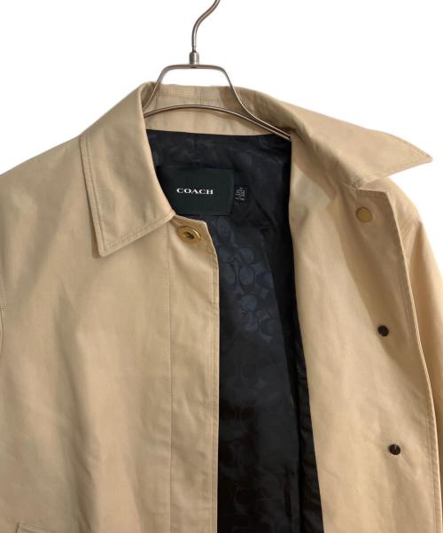 COACH（コーチ）COACH (コーチ) ヘリテージカーコート ベージュ サイズ:XSの古着・服飾アイテム
