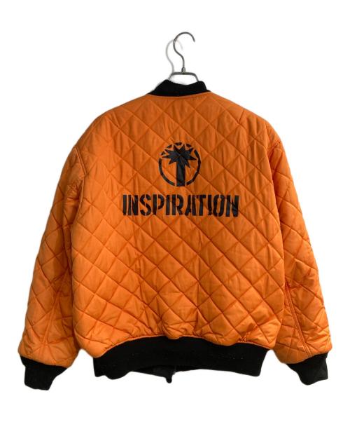 Inspiration（インスピレーション）Inspiration (インスピレーション) リバーシブルMA－1ジャケット ブラック サイズ:Ｌの古着・服飾アイテム