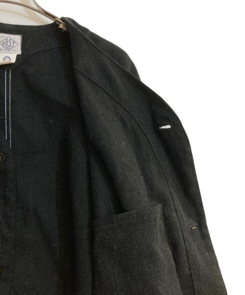 POST O'ALLS（ポストオーバーオールズ）POST O'ALLS (ポストオーバーオールズ) POST 47 DV ブラック サイズ:XLの古着・服飾アイテム
