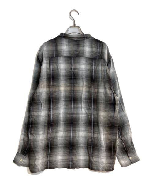 TOWN CRAFT（タウンクラフト）TOWN CRAFT (タウンクラフト) オンブレチェックシャツ グレー サイズ:Ｌの古着・服飾アイテム