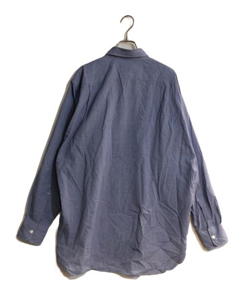 HERILL（ヘリル）HERILL (ヘリル) Twist Voile Shirt/ツイストボイルシャツ ブルー サイズ:3の古着・服飾アイテム