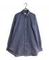 HERILL（ヘリル）の古着「Twist Voile Shirt/ツイストボイルシャツ」｜ブルー